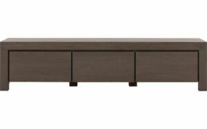 Afbeelding van een Goossens Tv Meubel Clear, 3 kleppen 45 cm diep