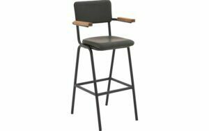 Afbeelding van een Goossens Barstoel Chaplin, Met arm