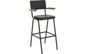 Afbeelding van een Goossens Barstoel Chaplin, Met arm