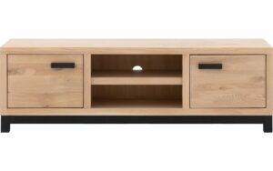 Afbeelding van een Goossens Tv Meubel Sans, 2 deuren 1 open vak 160 cm breed