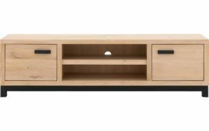 Afbeelding van een Goossens Tv Meubel Sans, 2 deuren 1 open vak 180 cm breed