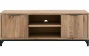 Afbeelding van een Goossens Tv Meubel Max, 2 deuren 1 open vak 40 cm diep