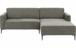 Afbeelding van een Goossens Bank Key West grijs, micro leer, 2-zits, modern design