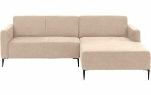 Afbeelding van een Goossens Bank Key West beige, micro leer, 2-zits, modern design