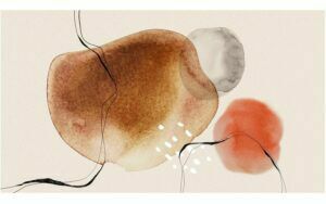 Afbeelding van een Goossens Schilderij Oil Paintdrops, 118 x 70 cm