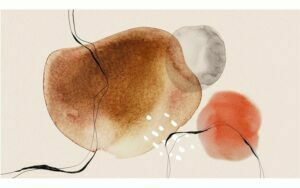 Afbeelding van een Goossens Schilderij Oil Paintdrops, 148 x 98 cm