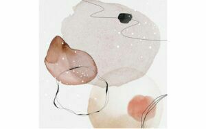 Afbeelding van een Goossens Schilderij Oil Paintdrops, 74 x 74 cm