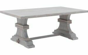 Afbeelding van een Goossens Eettafel Britain, Rechthoekig 280 x 100 cm (met derde poot)