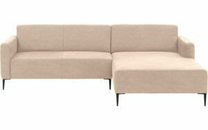 Afbeelding van een Goossens Bank Key West beige, micro leer, 2,5-zits, modern design