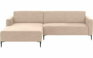 Afbeelding van een Goossens Bank Key West beige, micro leer, 2,5-zits, modern design