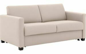 Afbeelding van een Goossens Slaapbank Hervik, 2 zits met 2 armen breed 185 cm