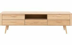 Afbeelding van een Goossens Tv Meubel Bjarte, 5 laden 1 open vak 180 cm breed