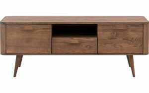 Afbeelding van een Goossens Tv Meubel Bjarte, 2 deuren 1 lade 1 open vak 135 cm breed