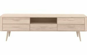 Afbeelding van een Goossens Tv Meubel Bjarte, 5 laden 1 open vak 180 cm breed