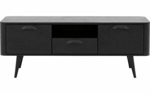 Afbeelding van een Goossens Tv Meubel Bjarte, 2 deuren 1 lade 1 open vak 135 cm breed