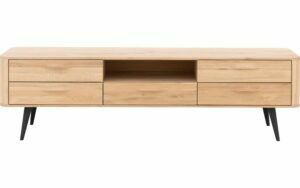 Afbeelding van een Goossens Tv Meubel Bjarte, 5 laden 1 open vak 180 cm breed