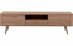 Afbeelding van een Goossens Tv Dressoir Bjarte, 2 deuren 1 lade 1 open vak 42 cm diep 180 cm breed