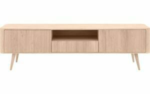 Afbeelding van een Goossens Tv Meubel Seppe, 2 deuren 1 lade 1 open vak 180 cm breed