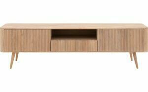 Afbeelding van een Goossens Tv Meubel Seppe, 2 deuren 1 lade 1 open vak 180 cm breed