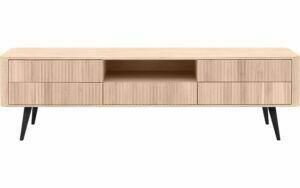 Afbeelding van een Goossens Tv Meubel Seppe, 5 laden 1 open vak 180 cm breed