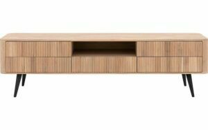 Afbeelding van een Goossens Tv Meubel Seppe, 5 laden 1 open vak 180 cm breed