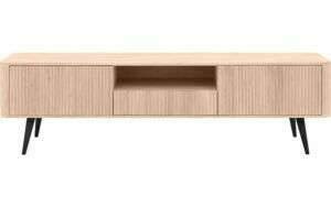 Afbeelding van een Goossens Tv Meubel Seppe, 2 deuren 1 lade 1 open vak 180 cm breed