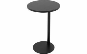 Afbeelding van een Goossens Nachtkastje Runt, hout eiken zwart, stijlvol landelijk,