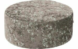 Afbeelding van een Goossens Poef Arendal, Poef ø 70 cm - 30 cm hoog
