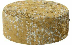 Afbeelding van een Goossens Poef Arendal, Poef ø 70 cm - 30 cm hoog