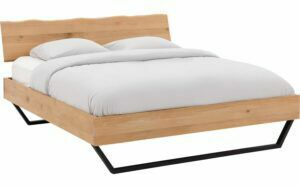 Afbeelding van een Goossens Bedframe Slade, Bedframe 160 x 200 cm hoofdbord organisch
