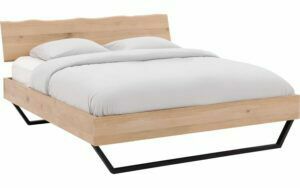 Afbeelding van een Goossens Bedframe Slade, Bedframe 180 x 220 cm hoofdbord organisch