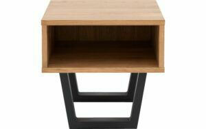 Afbeelding van een Goossens Nachtkastje Slade, Nachtkastje met open vak