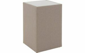 Afbeelding van een Goossens Hocker Briljant Hotel, Hocker met inleg glasblad