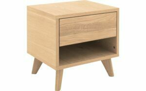 Afbeelding van een Goossens Nachtkastje Cosima, 1 lade en open vak