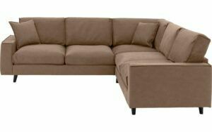 Afbeelding van een Goossens Bank Jonas bruin, micro leer, 2,5-zits, urban industrieel