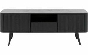 Afbeelding van een Goossens Tv Meubel Seppe, 2 deuren 1 lade 1 open vak 135 cm breed