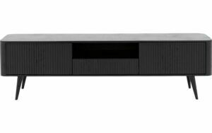 Afbeelding van een Goossens Tv Meubel Seppe, 2 deuren 1 lade 1 open vak 180 cm breed
