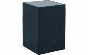 Afbeelding van een Goossens Hocker Nomade Toendra, Hocker met inleg glasblad