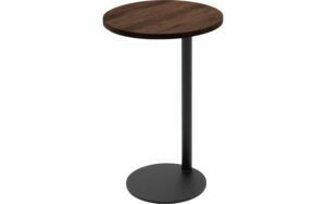 Afbeelding van een Goossens Nachtkastje Runt, hout eiken donker bruin, stijlvol landelijk,