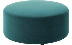 Afbeelding van een Goossens Poef Arendal, Poef ø 70 cm - 30 cm hoog