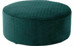 Afbeelding van een Goossens Poef Arendal, Poef ø 70 cm - 30 cm hoog