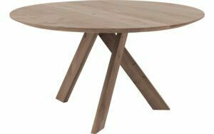 Afbeelding van een Goossens Eettafel Het Gesprek, Rond 150 x 150 cm