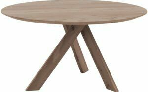 Afbeelding van een Goossens Eettafel Het Gesprek, Rond 110 x 110 cm