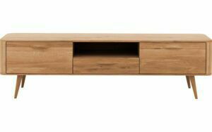 Afbeelding van een Goossens Tv Dressoir Bjarte, 2 deuren 1 lade 1 open vak 42 cm diep 180 cm breed