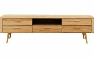 Afbeelding van een Goossens Tv Meubel Bjarte, 5 laden 1 open vak 180 cm breed