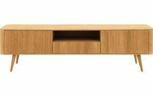 Afbeelding van een Goossens Tv Meubel Seppe, 2 deuren 1 lade 1 open vak 180 cm breed