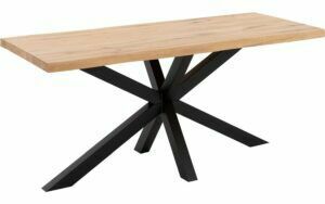 Afbeelding van een Goossens Eettafel Blade, Boomstamblad 180 x 90 cm 5 cm dik