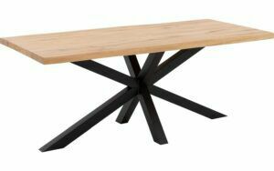 Afbeelding van een Goossens Eettafel Blade, Boomstamblad 200 x 100 cm 5 cm dik