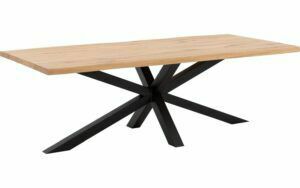 Afbeelding van een Goossens Eettafel Blade, Boomstamblad 240 x 100 cm 5 cm dik
