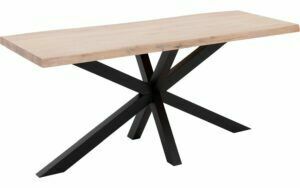 Afbeelding van een Goossens Eettafel Blade, Boomstamblad 180 x 90 cm 5 cm dik